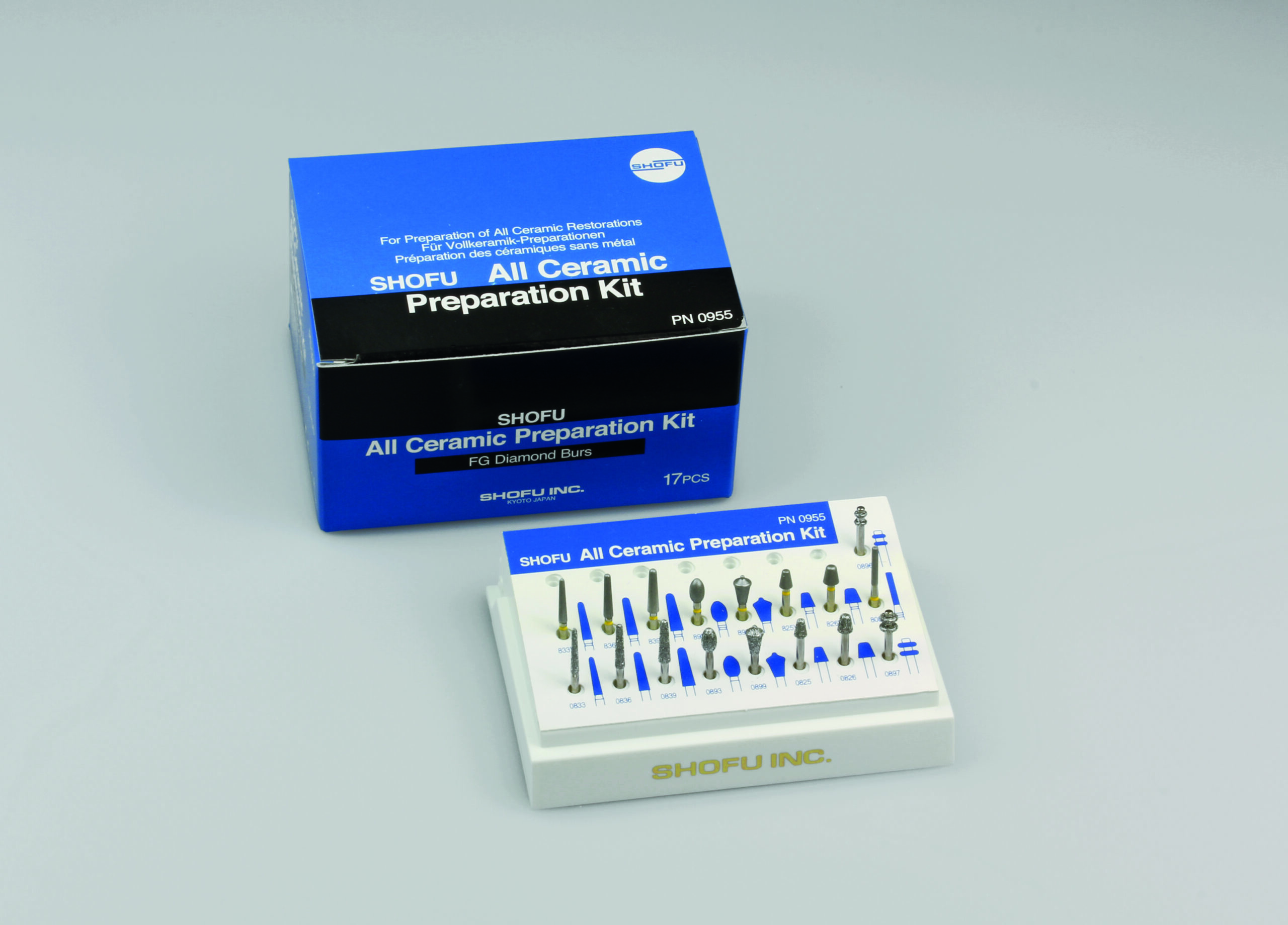 Набор боров All Ceramic Preparation Kit № 0955, Shofu, Япония