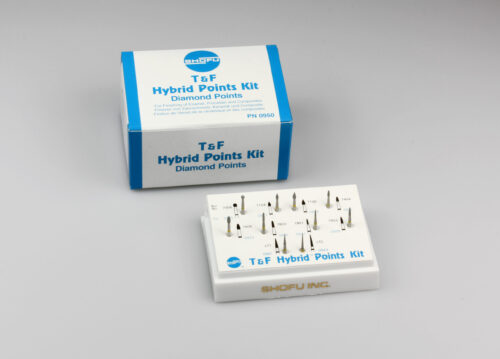Боры набор Hybrid Points T&F Set для финирования № 0950 (10шт), Shofu, Япония