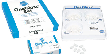 OneGloss Set полиры набор (20 конусов, 20 чашек, 20 дисков, 3 мандрели) №0180 Shofu, Япония