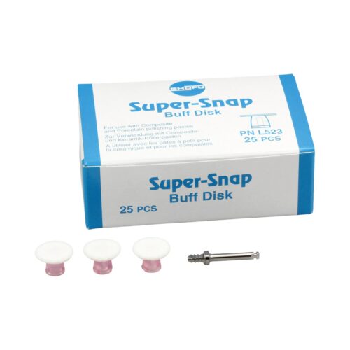 Диски войлочные Super-Snap Buff Disk №L523 (25 шт + мандрель CA), Shofu