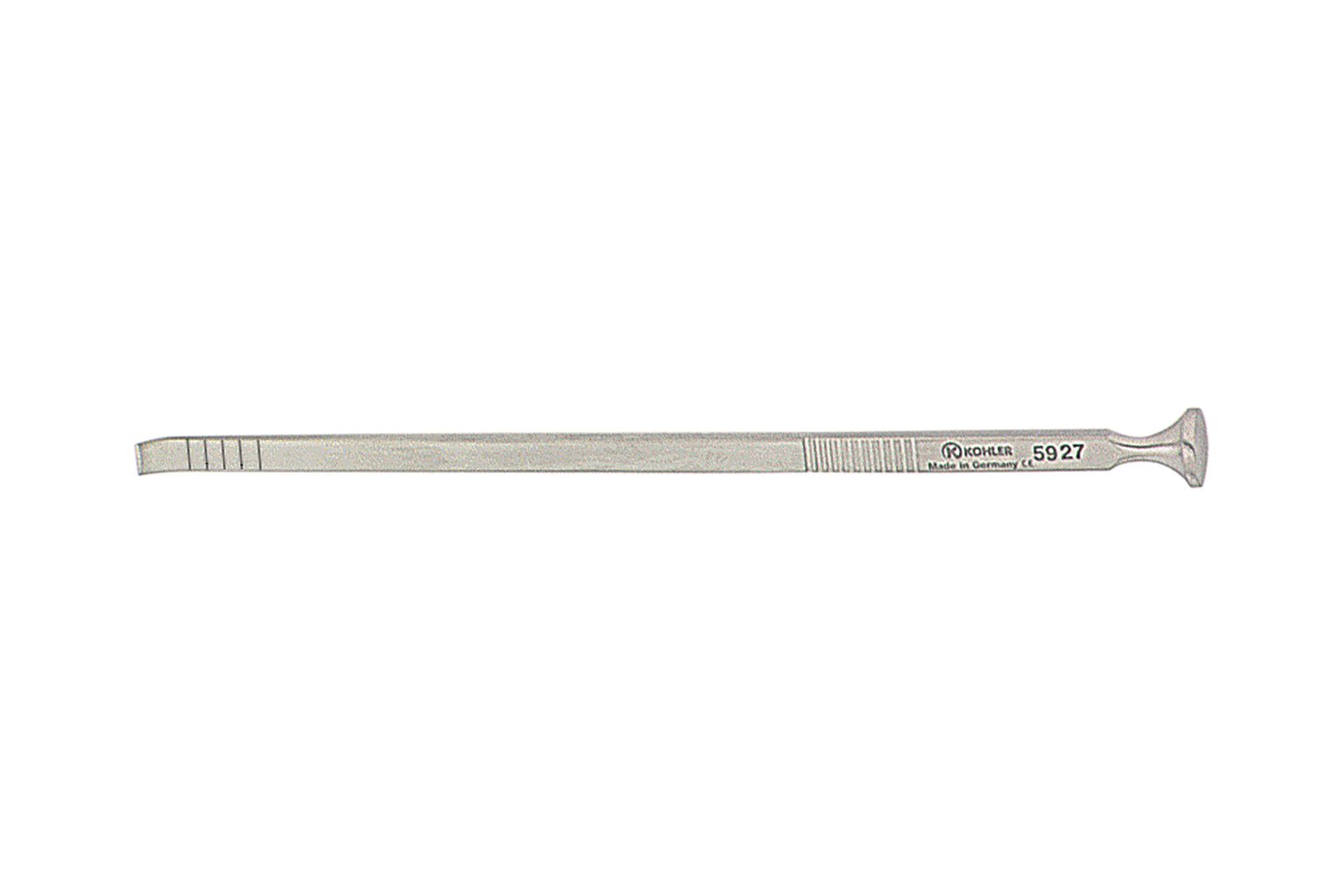 Долото OST 6 C, изогнутое, 17,5 см, 6 мм №5927, Kohler