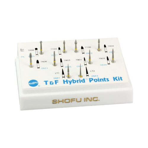 Набор боров T&F Hybrid Points Kit для финирования №0950 (10 шт), Shofu