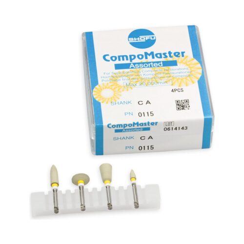 Набор полиров CompoMaster Assortment №0115, CA (4 шт), Shofu