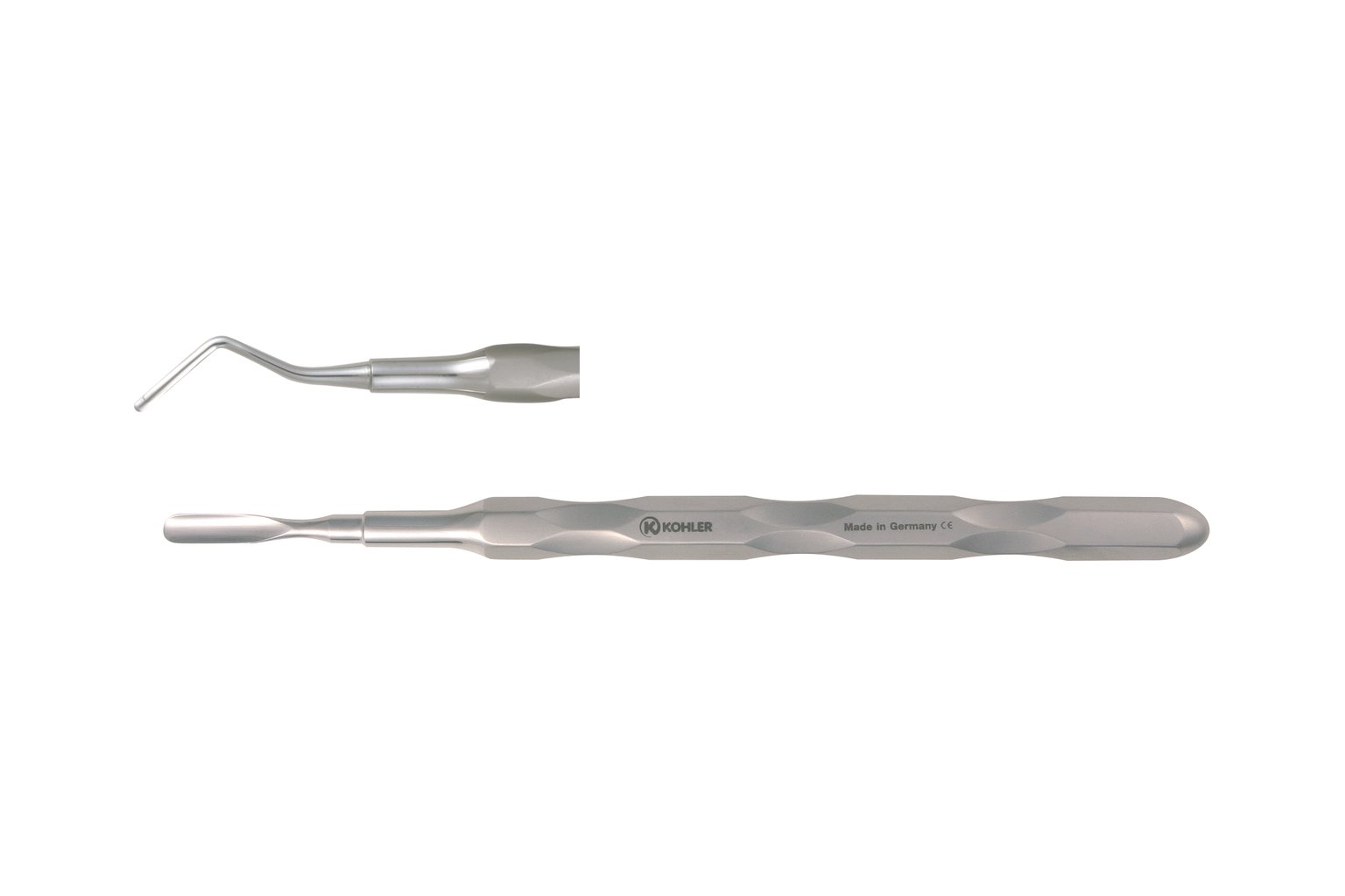 Периотом с анатомической ручкой, изогнутый, 2,1 мм №7332, Kohler