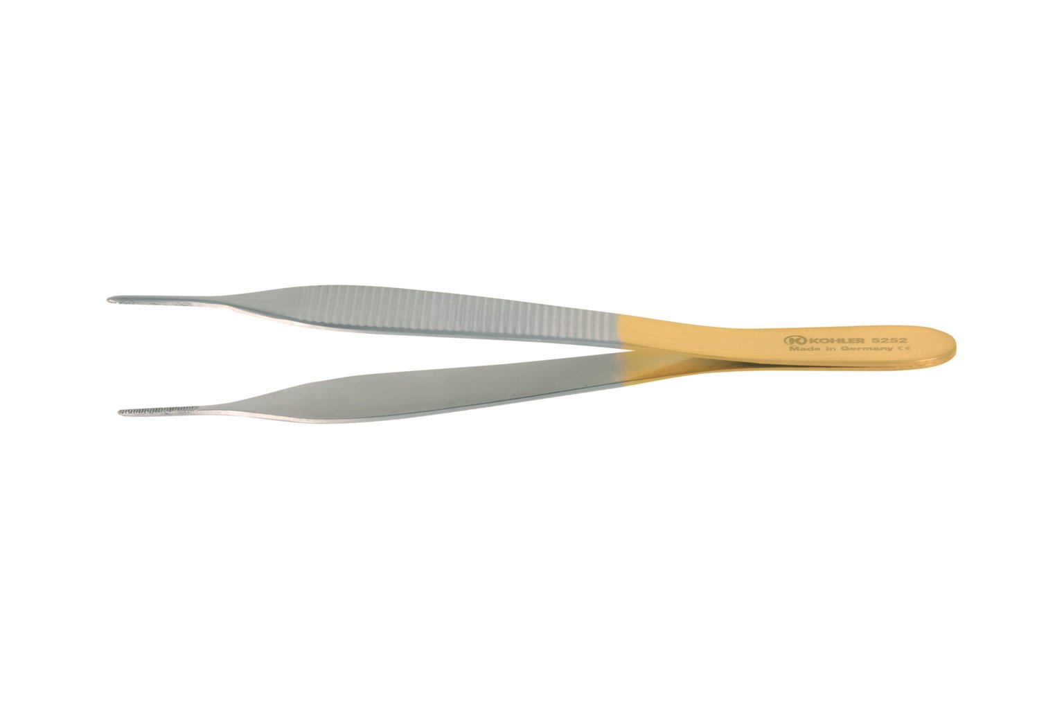 Пинцет ADSON с алмазным напылением, 12 см №5252, Kohler