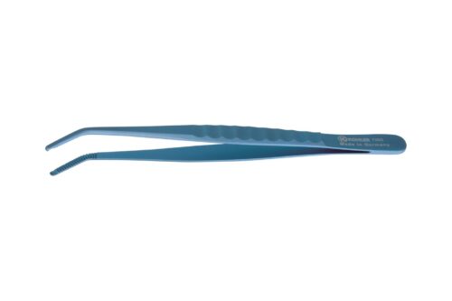 Пинцет TITAN для винтов, изогнутый, 15 см №7463, Kohler