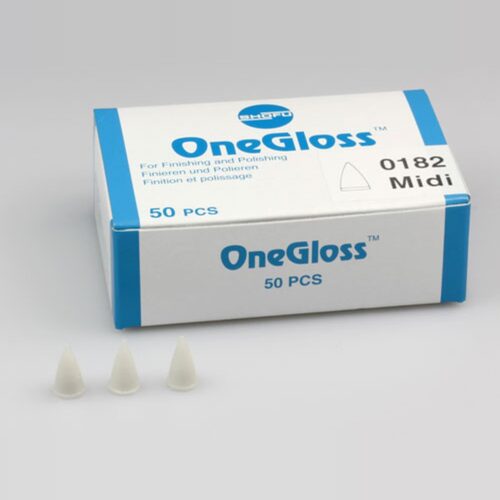 Полиры OneGloss №0182 форма конус (50 шт), Shofu