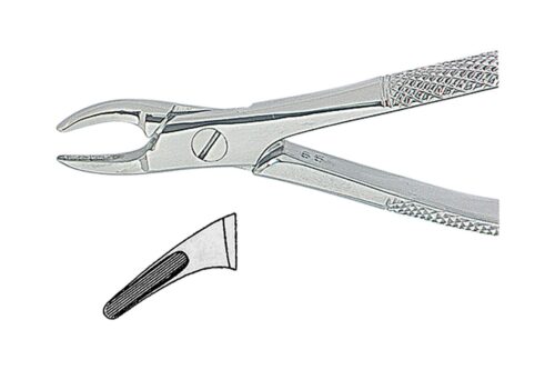 Щипцы для удаления зубов английской формы, форма 76S №1080, Kohler