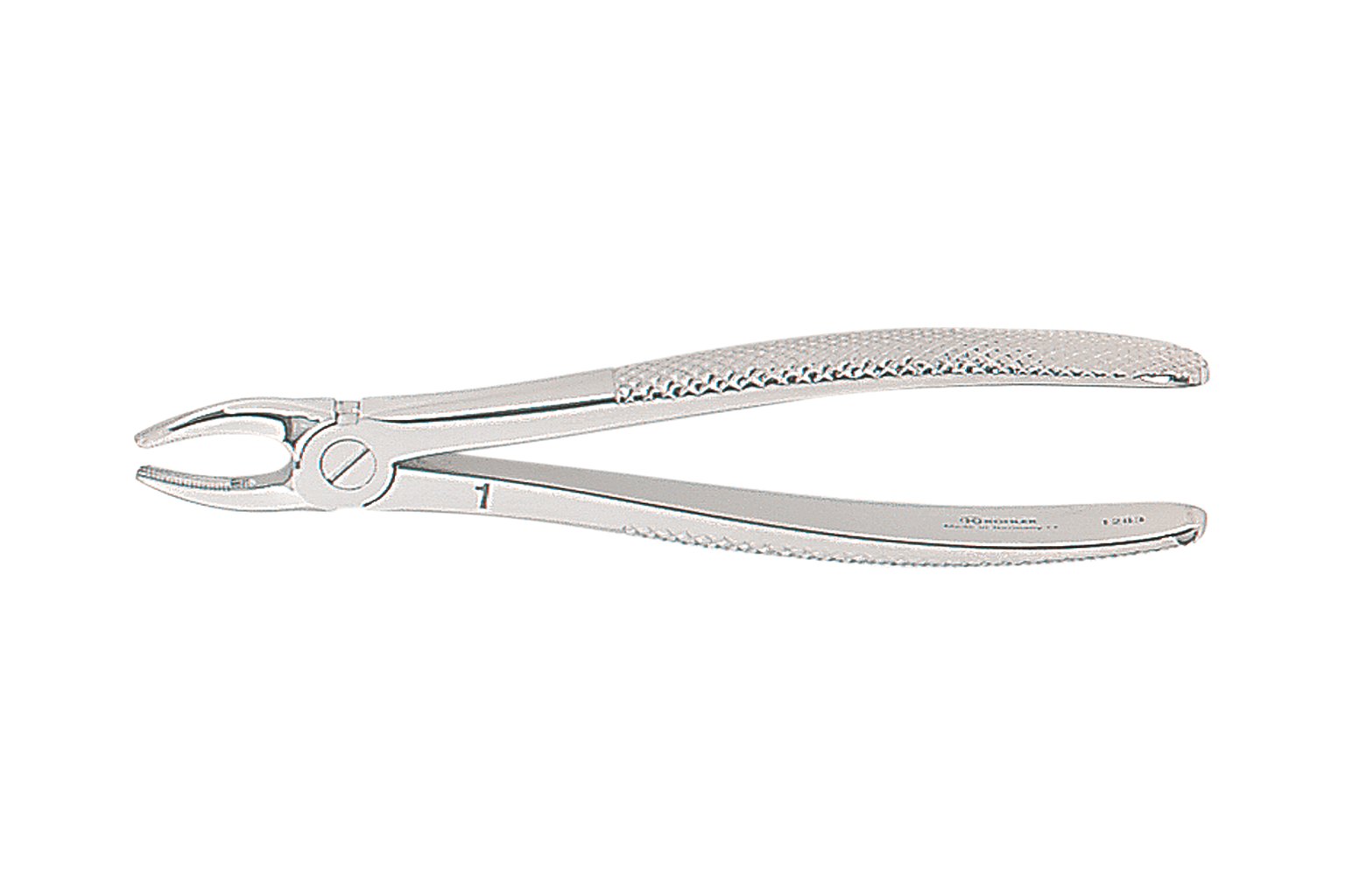 Щипцы для удаления зубов английской формы MEDIUM, форма 1 №1283, Kohler — вид 2