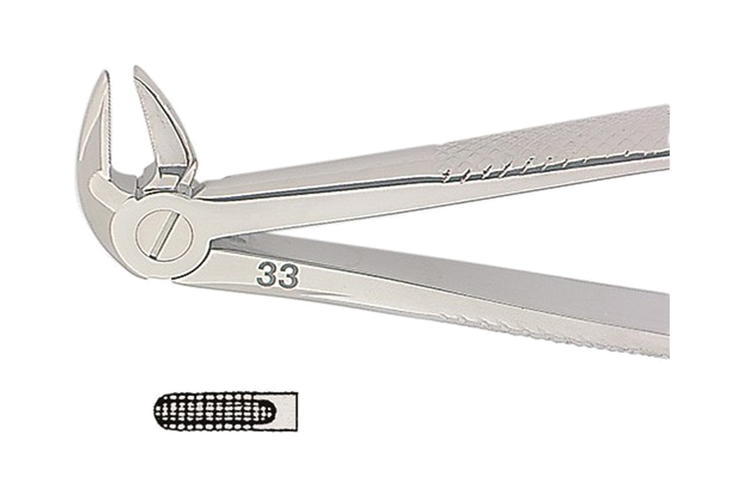 Щипцы для удаления зубов MEDIUM, форма 33 №1430, Kohler