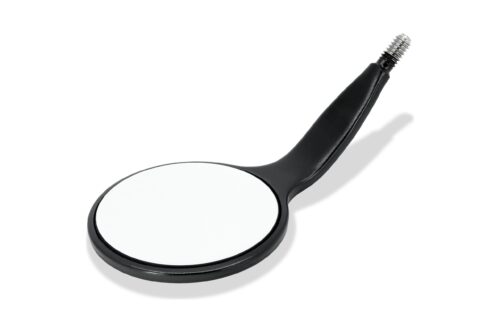 Зеркало BLACKline MEGA FS Rhodium диаметр 24 мм размер 5 №B6061, Hahnenkratt