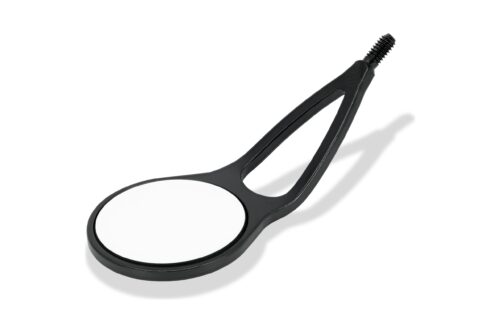 Зеркало BLACKline MEGAretract FS Rhodium с раздвоенной ножкой диаметр 22 мм размер 4 №B6680, Hahnenkratt