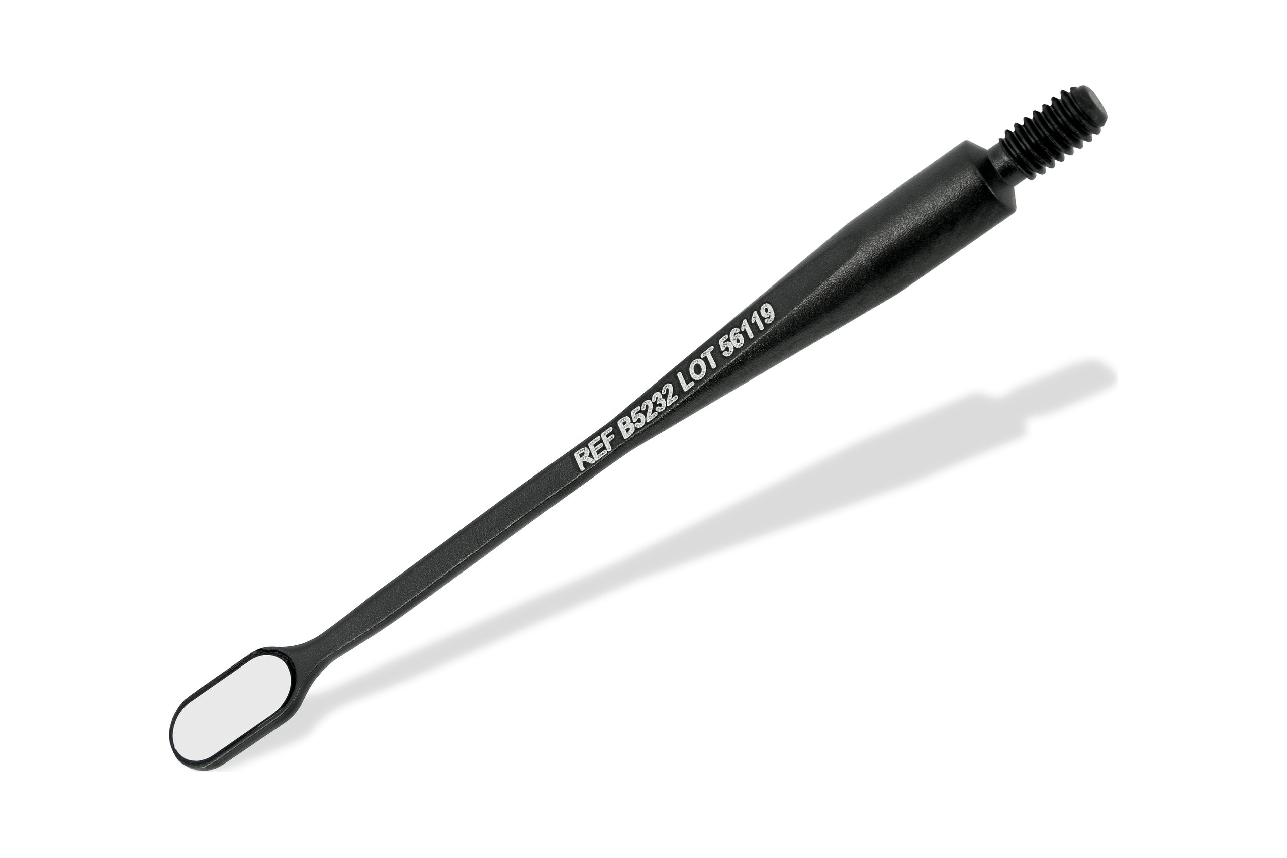Зеркало BLACKline MICROflex Rhodium размер 3×6 мм, овал №B5232, Hahnenkratt
