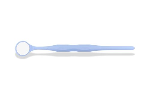 Зеркало Relax FS Rhodium диаметр 24 мм размер 5, цвет голубой №7113, Hahnenkratt