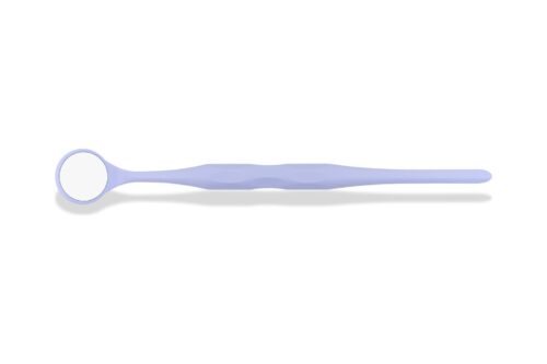 Зеркало Relax FS Rhodium диаметр 24 мм размер 5, цвет лавандовый №7115, Hahnenkratt